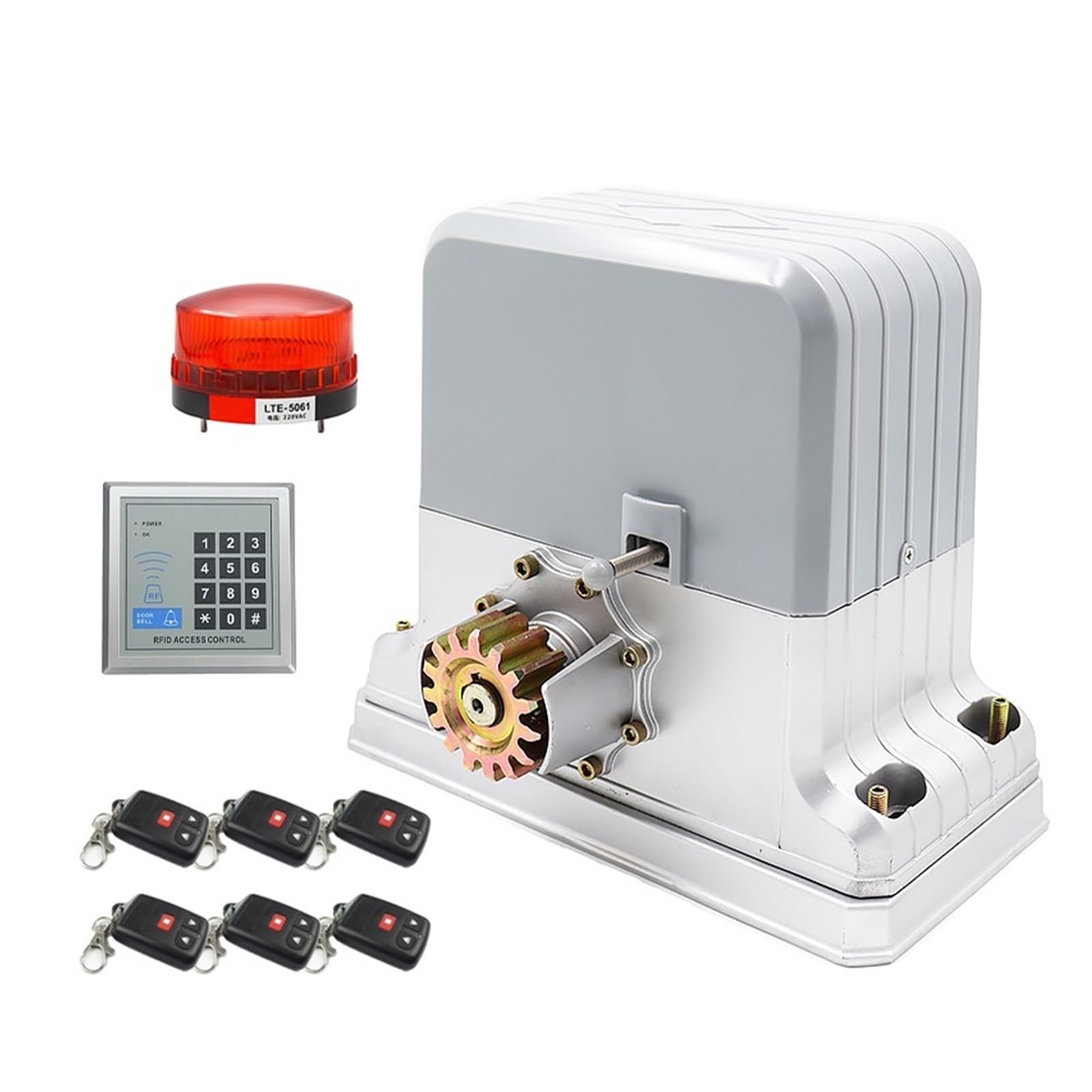Kit système de sécurité pour portail coulissant avec moteur de porte 1800kg premium