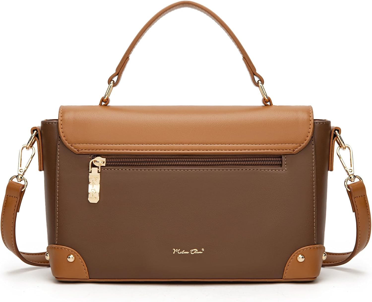 Milan Chiva Small Crossbody Purse for Women Elegant Top Handle Designer Square Bags - Image 6