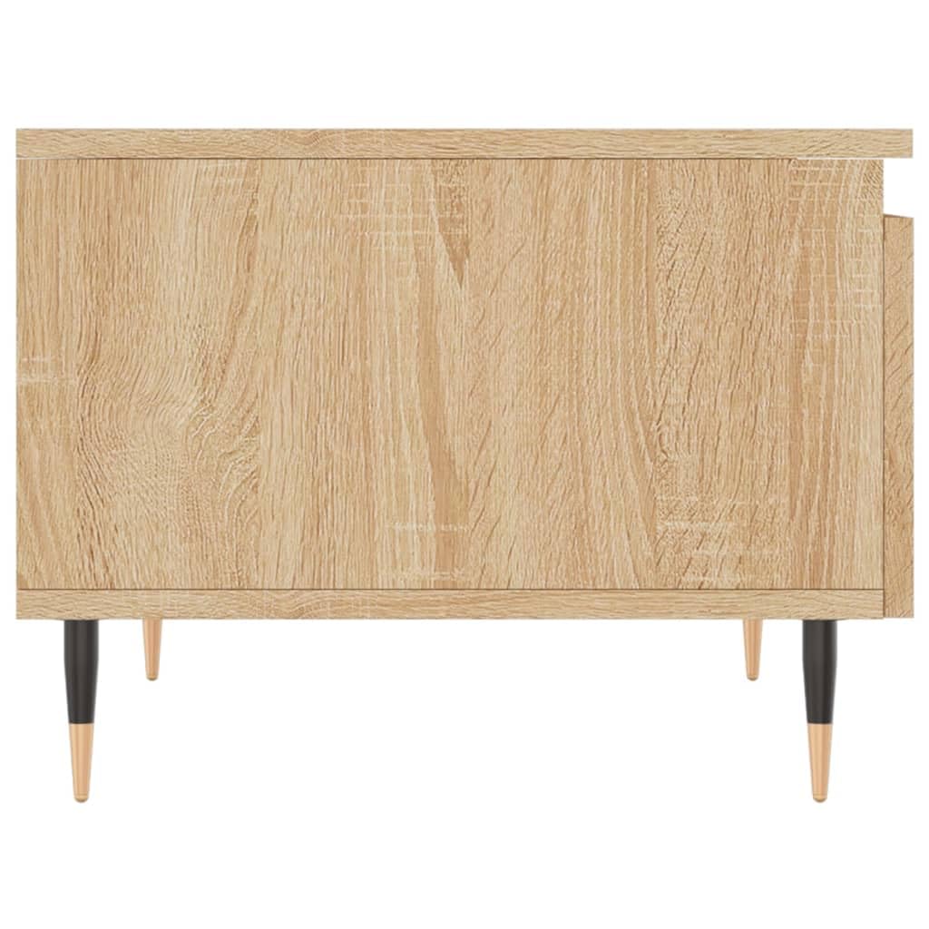 vidaXL Mesas de Centro 2 uds Madera ingeniería Roble Sonoma 50x46x35cm