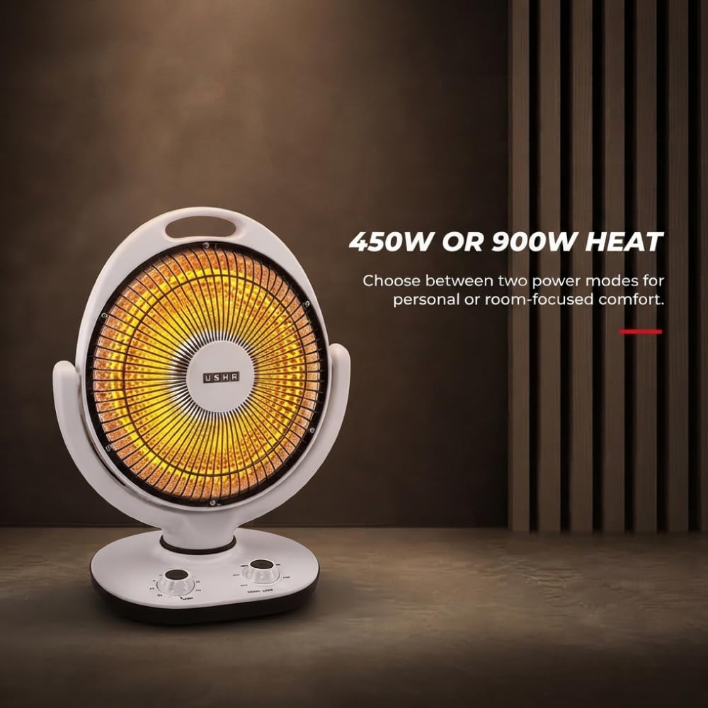Usha Sun Carbon Heater - Instant Warmth & Safety -3 Usha Sun Carbon Heater - Instant Warmth & Safety -3