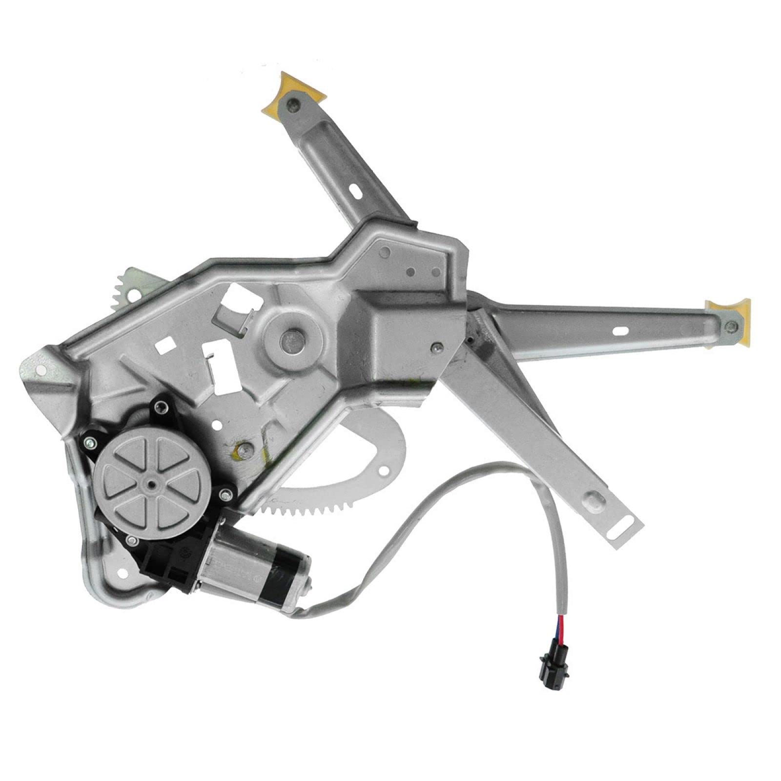 TRQ Rear Right Power Window Regulator &amp; Motor Assembly Passenger Side Compatible with 1989-1995 BMW 525i 1994-1995 530i 1989-1993 535i 540i 1991-1993 M5