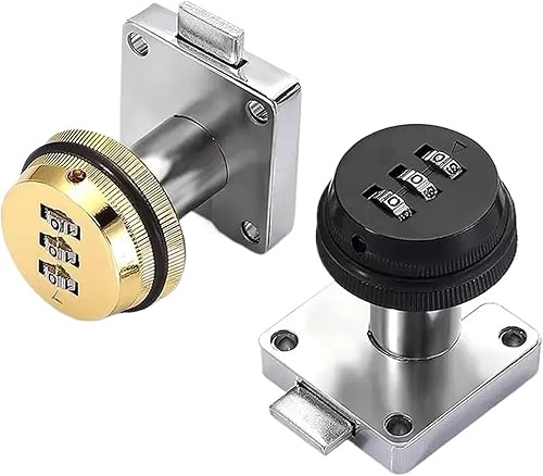 Miniatura 3 de Keyless Zinc Alloy Thickened Lock Tongue 3 Digital Combination Cam Square Base 1Pcs(Nikel) Nikel,7,https://www.amazon.com/dp/undefined