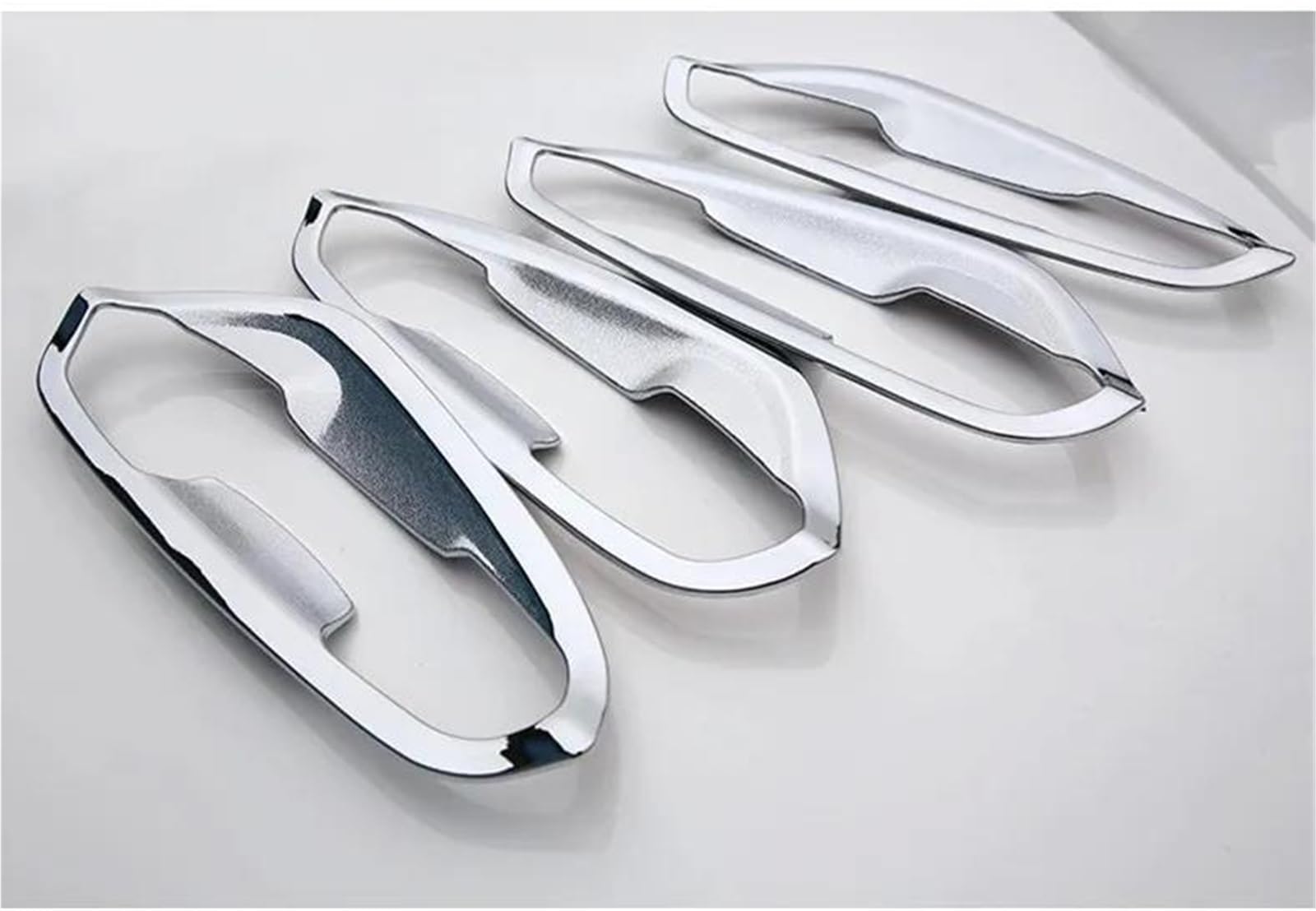MNEUEQ Chrome Door Handle Cup Bowl Car Styling Accessories for Ford for Fusion/for Mondeo 2013-2019 Handle Protective