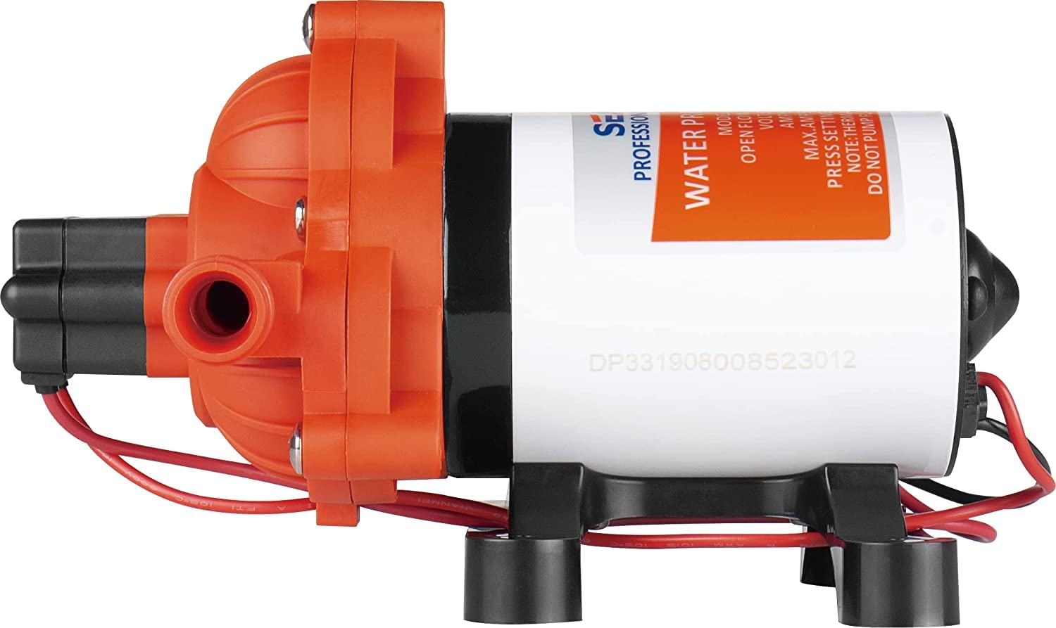 PIMAR Autoclave Gruppo Pompa di Pressione 12V DC 11.3 LPM a Membrana per Impianto Idrico Barca Gommone Camper