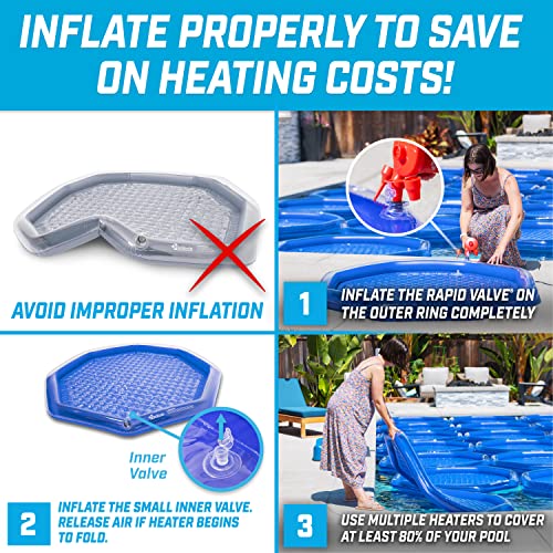 Gofloats GF-SOLAR-60-3 Inflatable Solar Pool Heaters 3 Pack Or 12 Pack thumb #3