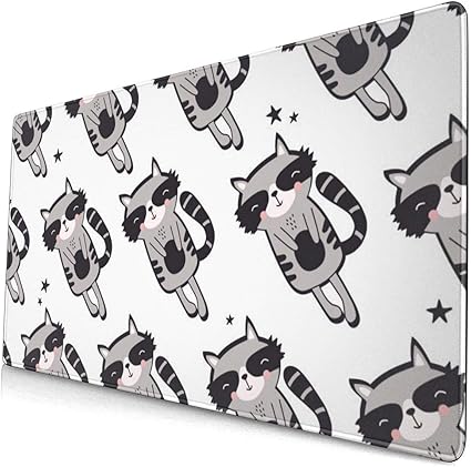 マウスパッド 大型 ゲーミング デスクマット タヌキ 狸柄 背景 動物柄 子供絵 葉書 かわいい 防水性 耐久性 滑り止め 多機能 超大判 40cm 75cm Norain