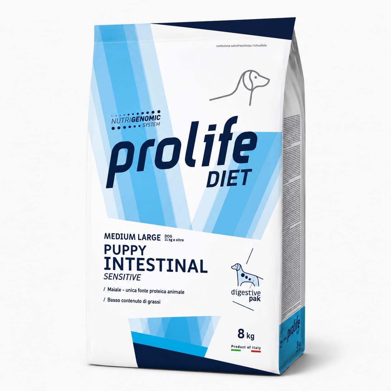 Prolife Diet Puppy Intestinal Sensitive Cane Medio Grande, 8 kg