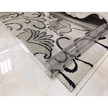 6ft/8ft/10ft/12ft/6ft/20ft/15ft Wide Clear Hardwood Floor Protector, Waterproof Film for Carpet, Transparent PVC Mat Plastic Areas Rugs for High Traffic Areas100x100cm