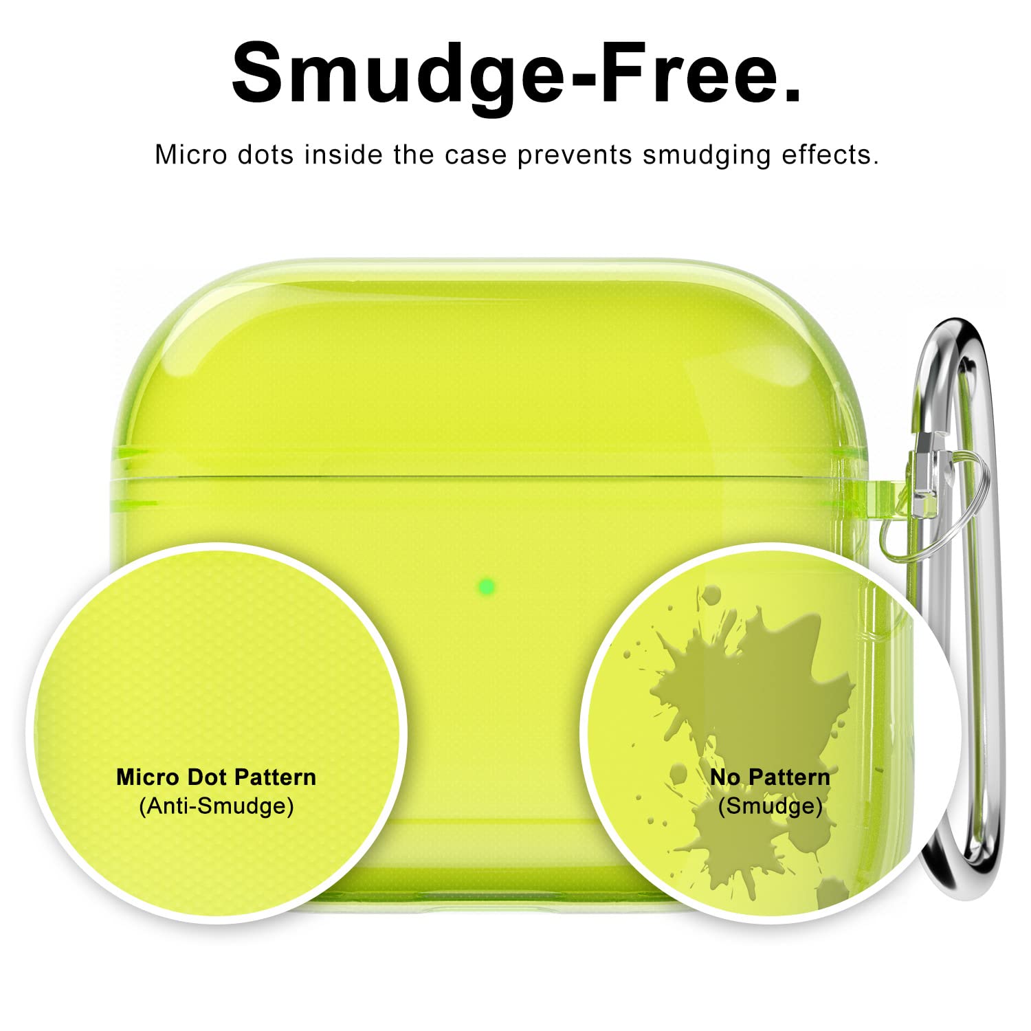 Svanove for Airpods 4 Case Clear Hard, Transparent Simple Cute Airpods 4th Generation Case with Keychain, Girly Y2k Aesthetic Trendy Airpods Cover Accessories for Women Girl, Neon Hot Pink — view 197
