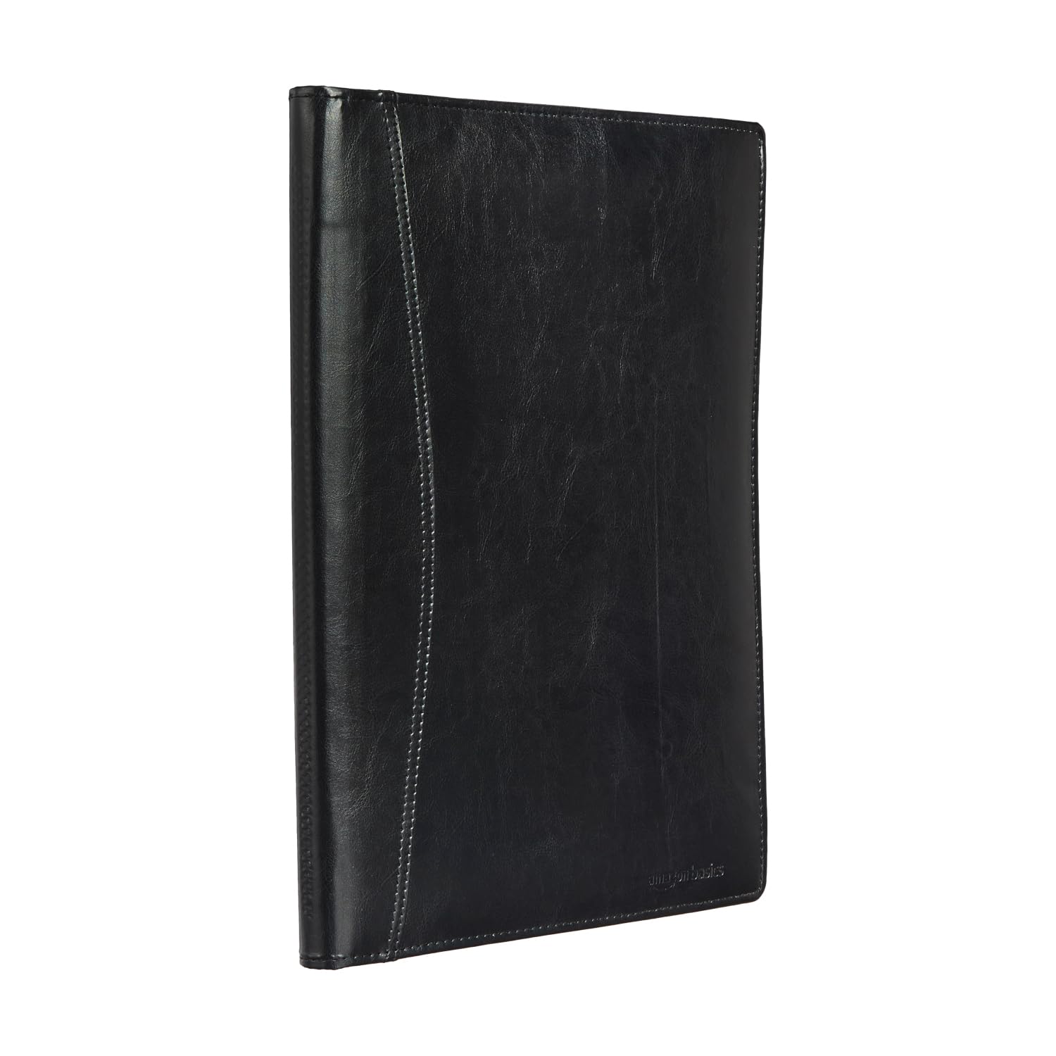 Amazon Basics Leatherette File Folder | Document Storage | Premium Design | Water Resistant | Durable | Certificate Holder (Size: B4)
