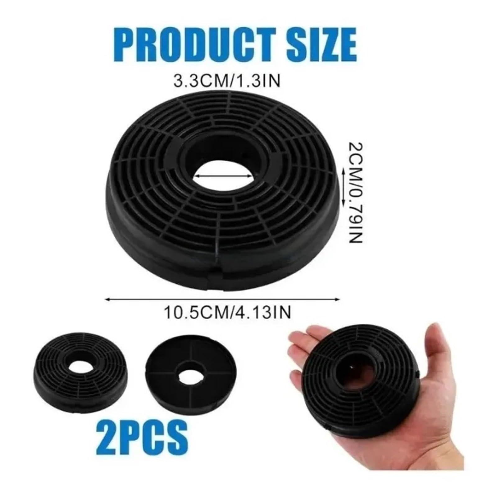 Filtri Cappuccio Gamma N0PF Set Di 2 Filtri Ventilatori Di Scarico Cucina