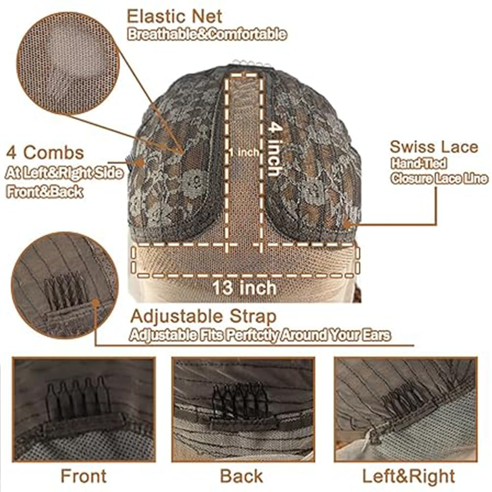 Human Hair Wig 13x1 Glueless Lace Frontal Deep Wave Perruques Unprocessed Brazilian Virgin Hair Pre Plucked Baby Hair 1b Natural Black Minimal Tangle For Women 24 Inch