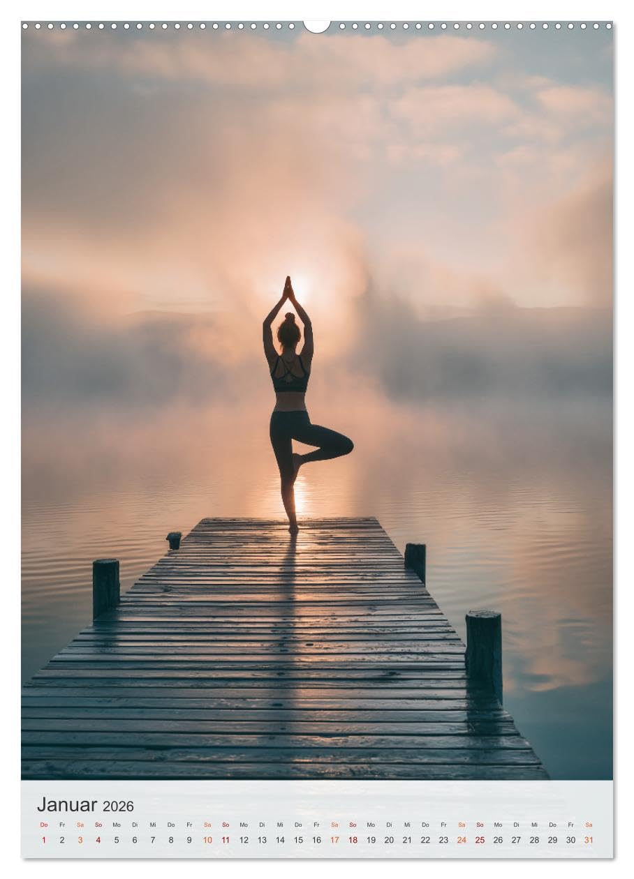 Spirituelle Reise (hochwertiger Premium Wandkalender 2026 DIN A2 hoch), Kunstdruck in Hochglanz: Mit eindrucksvollen Motiven rund um Yoga, Meditation, ... und Achtsamkeit. (CALVENDO Glaube)