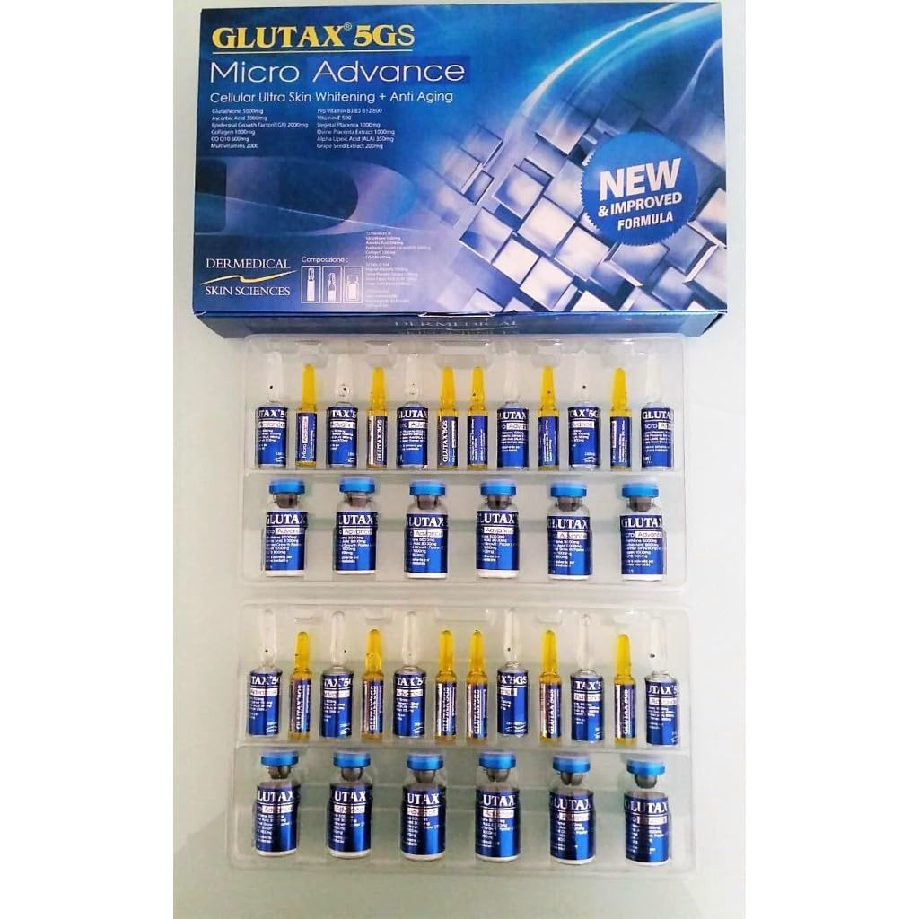 glutax 5gs micro advance glutathione 5000mg price BLUE ORIGINAL : Buy Online at Best in KSA Form:Liposomal