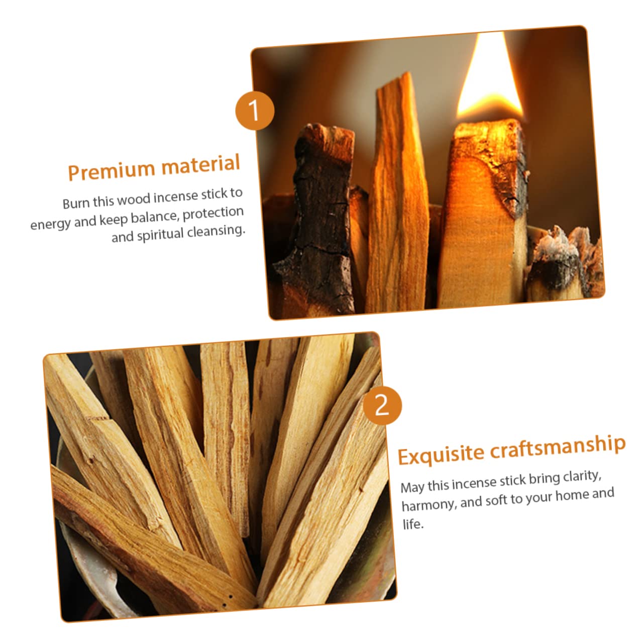 MAGICLULU 10 Pezzi Bastoncino Profumato Antistress Bastoncini Di Incenso Yoga Bastoncino Per Aromaterapia Purificante L'incenso Dell'occidente Incenso Kit Sfumatura Di Legno