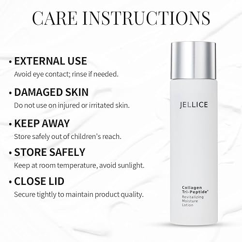 Miniatura 7 de JELLICE Loción de colágeno reafirmante e hidratante para cara y cuello - Cuidado de la piel japonés ligero con tripéptidos, ácido hialurónico y