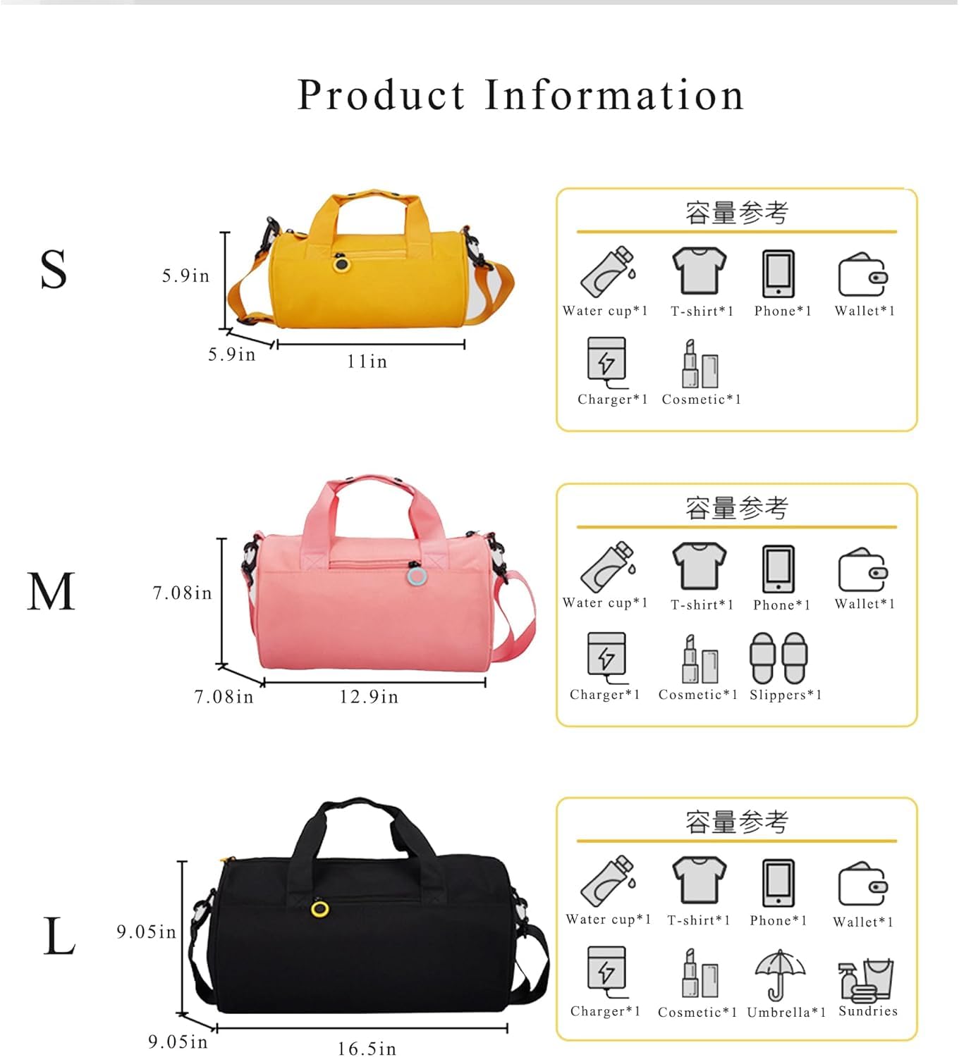 Sac De Ballet De Danse Personnalisé pour Les Filles Nom Personnalisé Sports Duffle Bag Sac De Sport Sac De Voyage Cheerleader Weekender Sac De Voyage, Blue, M