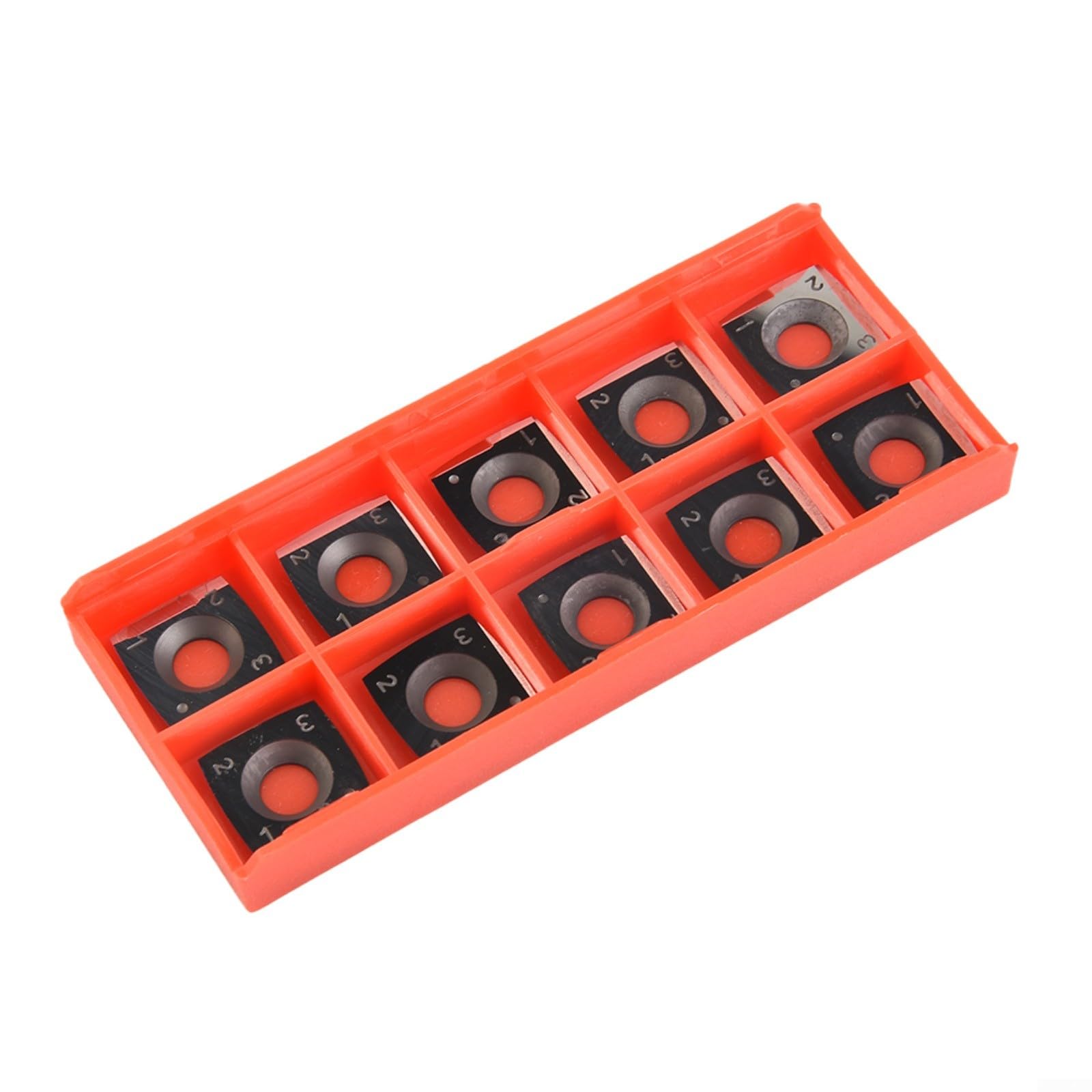 Inserti quadrati in carburo, 15 x 15 x 25 mm, raggio R150, lame di ricambio per pialla e cesoie a spirale, per lavorazione del legno, confezione da 10