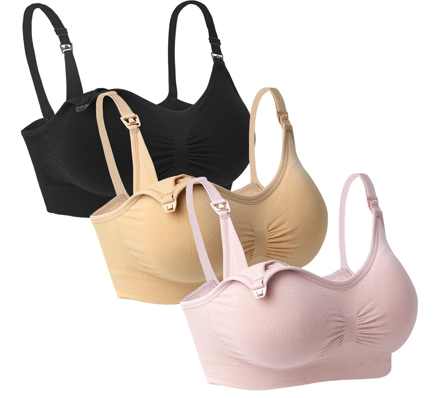 iloveSIA® Women's Nursing Bra without Underwire Maternity Bra Underwear Seamless Comfort