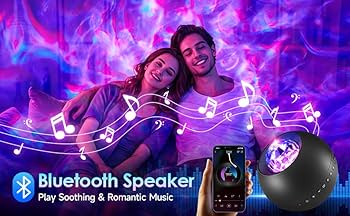 MERTTURM Galaxy Aurora Projector - 3-in-1 LED Northern Lights Star Projector With White Noise & Bluetooth Speaker - Perfect Gift For Adults And Kids - Bedroom Room Decor | Buy Now With