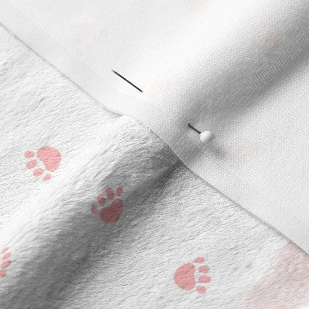 Spoonflower Fabric - Dachshund Pet Quilt Red Dogs Breeds Cheater Weiner Wholecloth Top Printed on Minky Fabric by The Yard - Sewing Baby Blankets Quilt Backing Plush