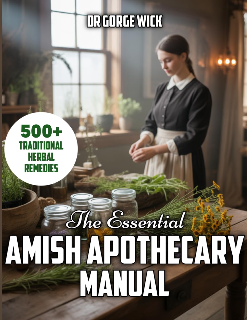 The Essential Amish Apothecary Manual: A Comprehensive Guide to 500+ Traditional Herbal Remedies, Natural Healing, and Sustainable Health Practices for a Simple, Holistic Life
