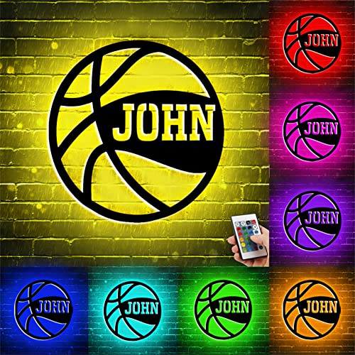 Lámpara LED de pared de baloncesto personalizada de metal miniatura 2