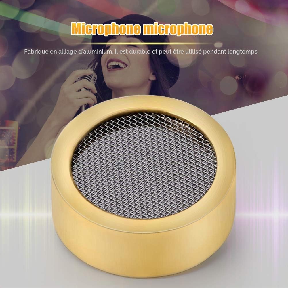 Microphone à grande membrane cartouche noyau Capsule remplacements pièces de micro accessoires d'instruments de musique