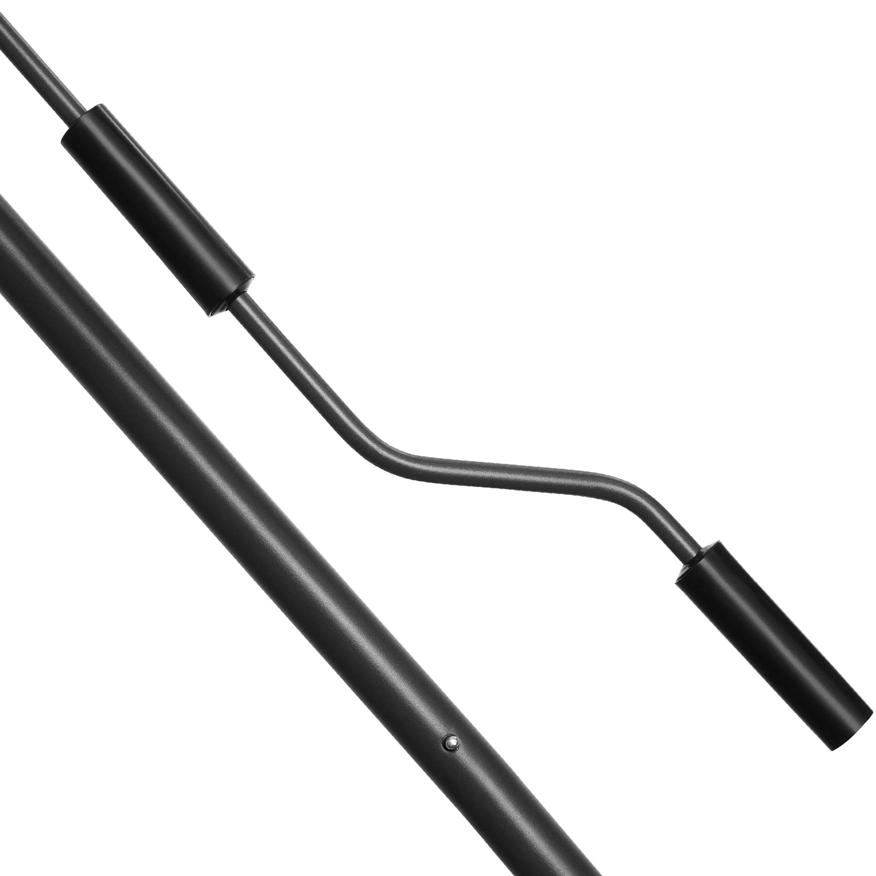 tectake® Tenda da Sole a Morsetto con Manovella, Altezza e Inclinazione Regolabile, Telo Impermeabile e Resistente ai Raggi UV, Ideale per Balcone e Terrazzo, 300x180cm - Nero/Grigio