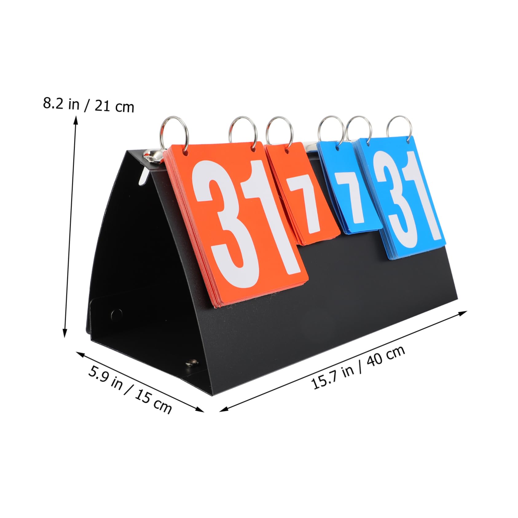 Toyvian Piatto Segnapunti -Pong Tabellone Segnapunti Sportivo Materiale Numeri Chiari Facile Usare per Partite Basket e Badminton