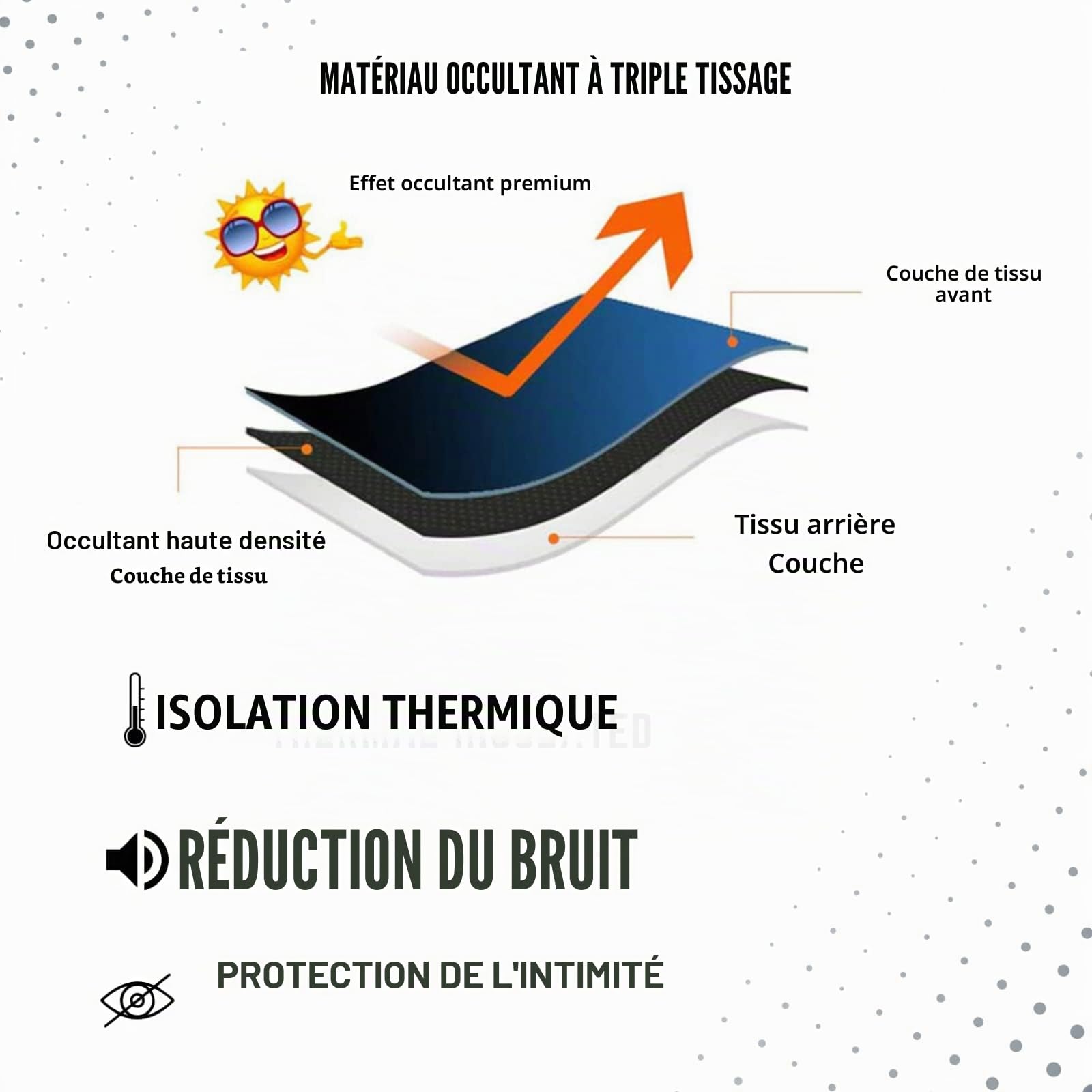 Rideau Occultant Thermiques Enfant Renard - Lot de 2 Rideaux Imprimé pour Salon Chambre Fenetre Cuisine, Rideaux et Draperies Intérieurs à Oeillets, 117x137 cm (LxH)