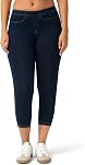No Nonsense Femmes Classic Denim Capri Leggings avec des poches, confortable stretch Tir sur PantsLeggings