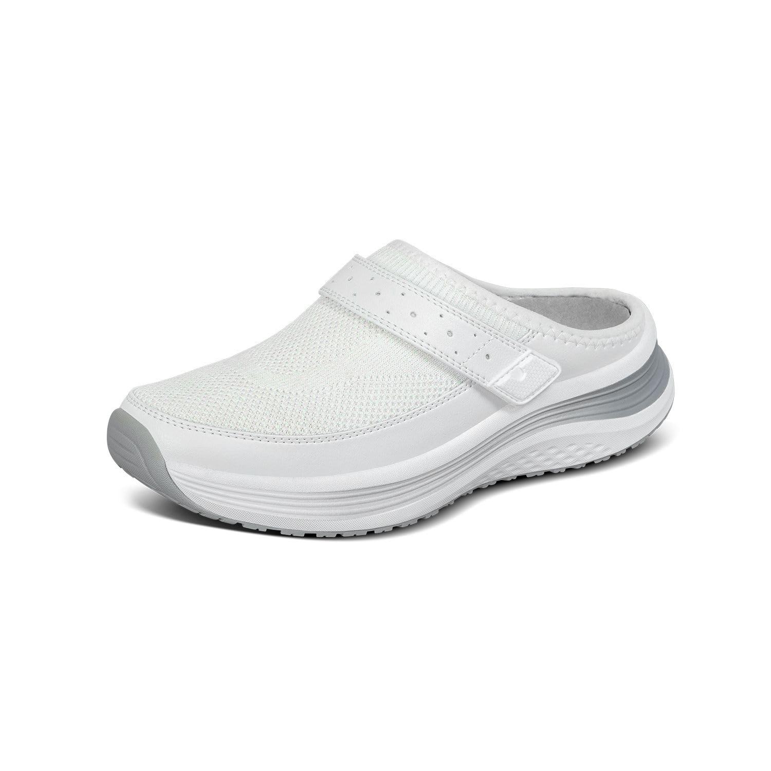 Orthofeet Women's Orthopedic Knit Iris Slip On Mule Sneakers