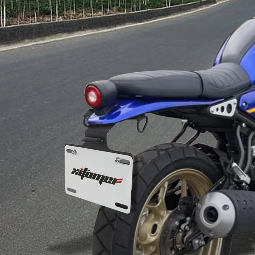 Xitomer Fender Eliminator Compatible with XSR-125 2021 2022 2023 2024 2025 2026 XSR-125 Accessories, License Plate Bracket Tail Tidy with LED Light