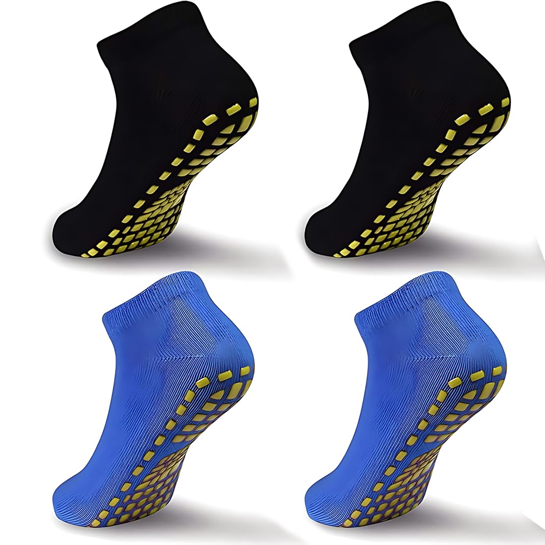 Calzini Antiscivolo Per Yoga E Pilates - Confezione Da 3 Paia | Taglia Unica EU36-42