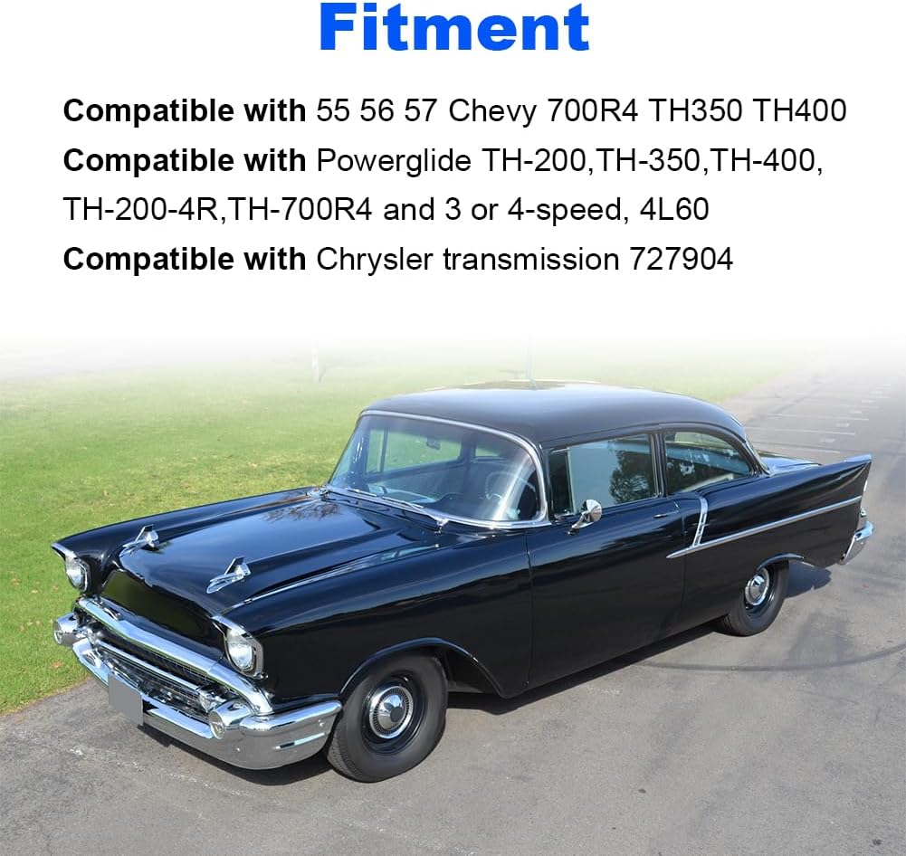 WMPHE Transmission Speedometer Cable Replacement for 7641443183 Compatible with 55 56 57 Chevy 700R4 TH350 TH400 Chrysler transmission 727904 Powerglide TH-200 TH-350 TH-400 TH-200-4R TH-700R4