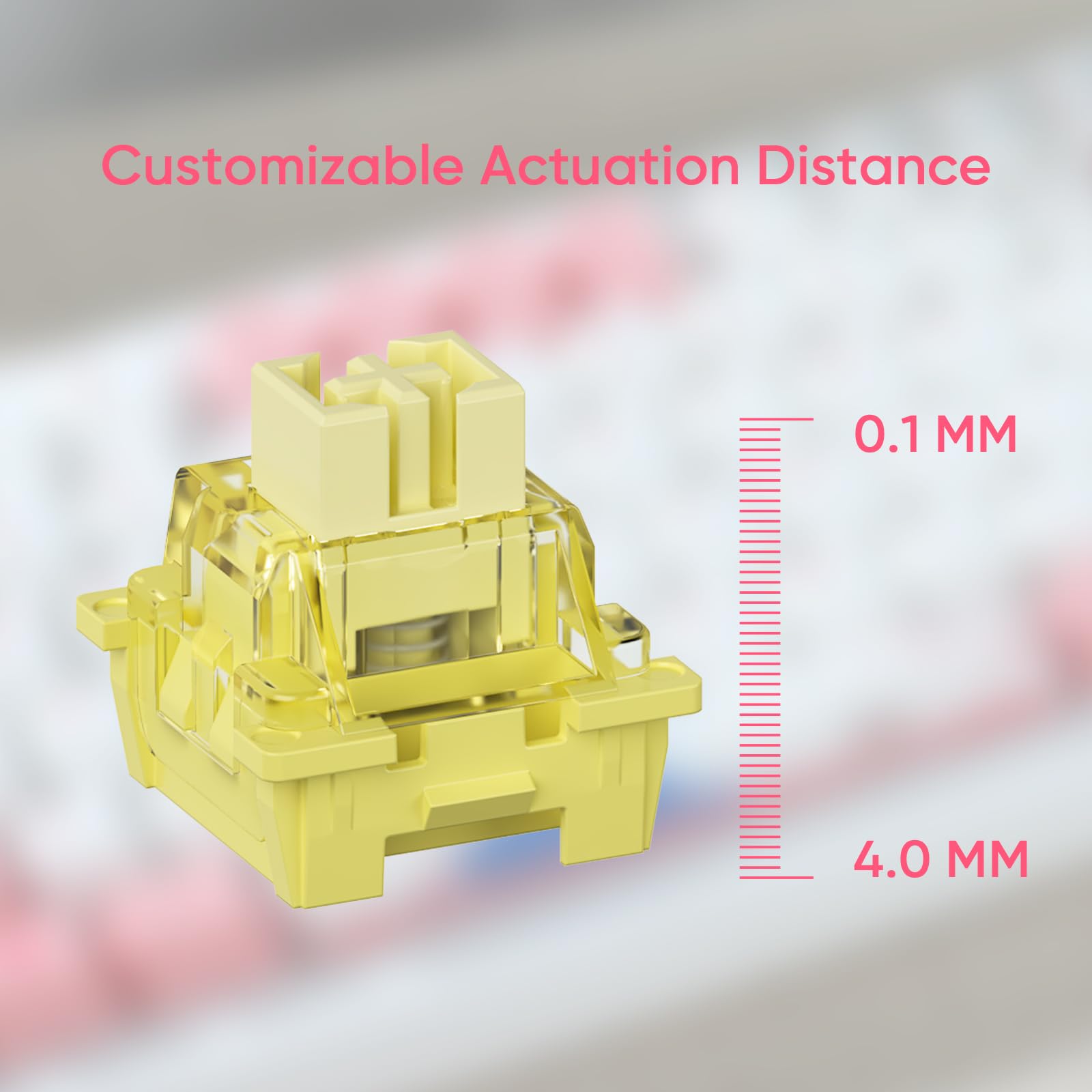 Akko Magnetic Switches Rapid Trigger Gaming Keyboard, MOD007B HE PC World Tour Tokyo Wired/Wireless 75% 8k Polling Rate Mechanical Keyboard with Knob, RGB Backlit Creamy Yellow Magnetic Switch