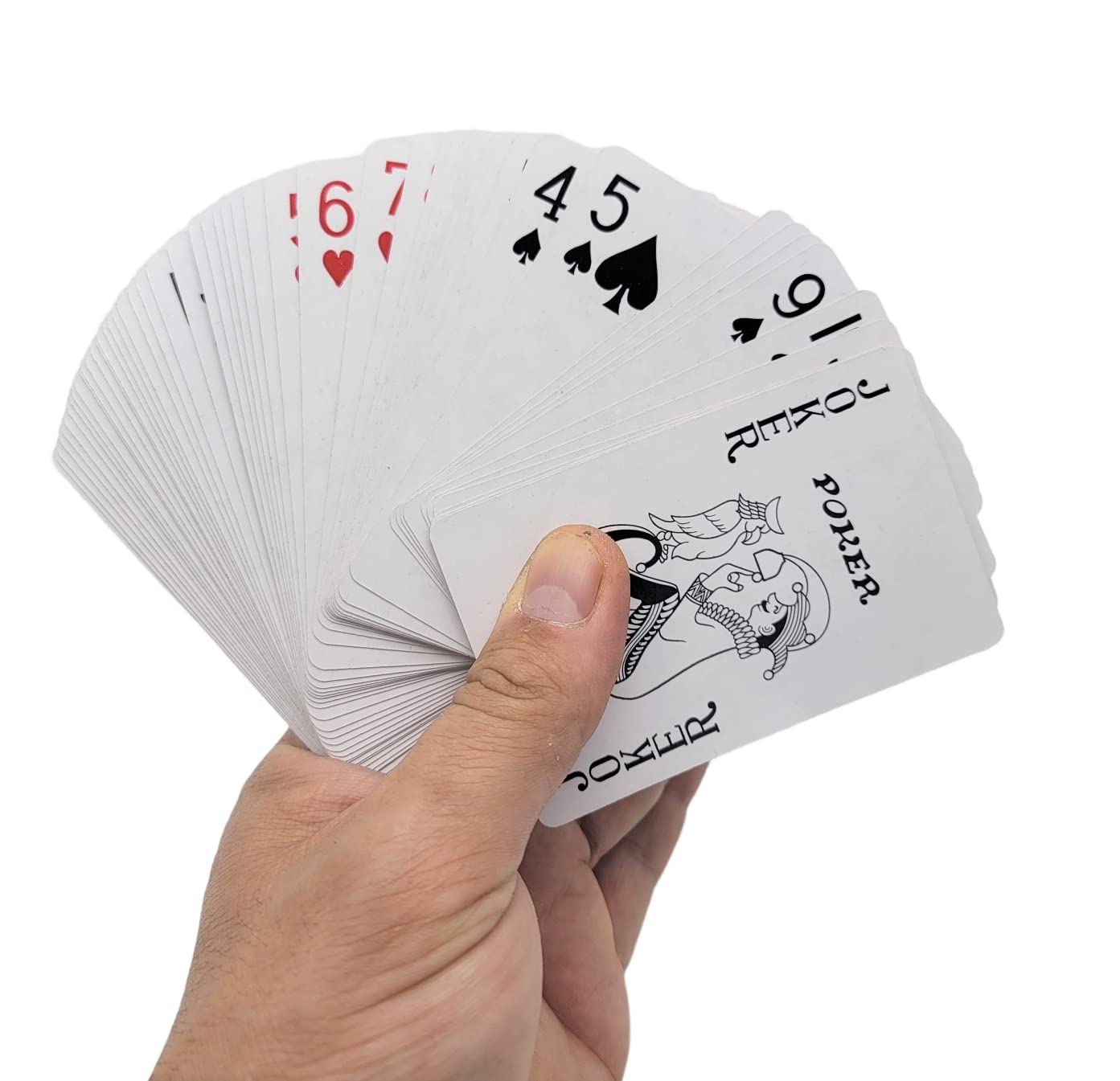 Zugar Land Ekonomiczne karty do gry, 48 talii (24 czerwone i 24 niebieskie talie) 55 mm x 86 mm, powlekane tworzywem sztucznym. Świetne do pokera, blackjacka, mostka i nie tylko. (48 talii)