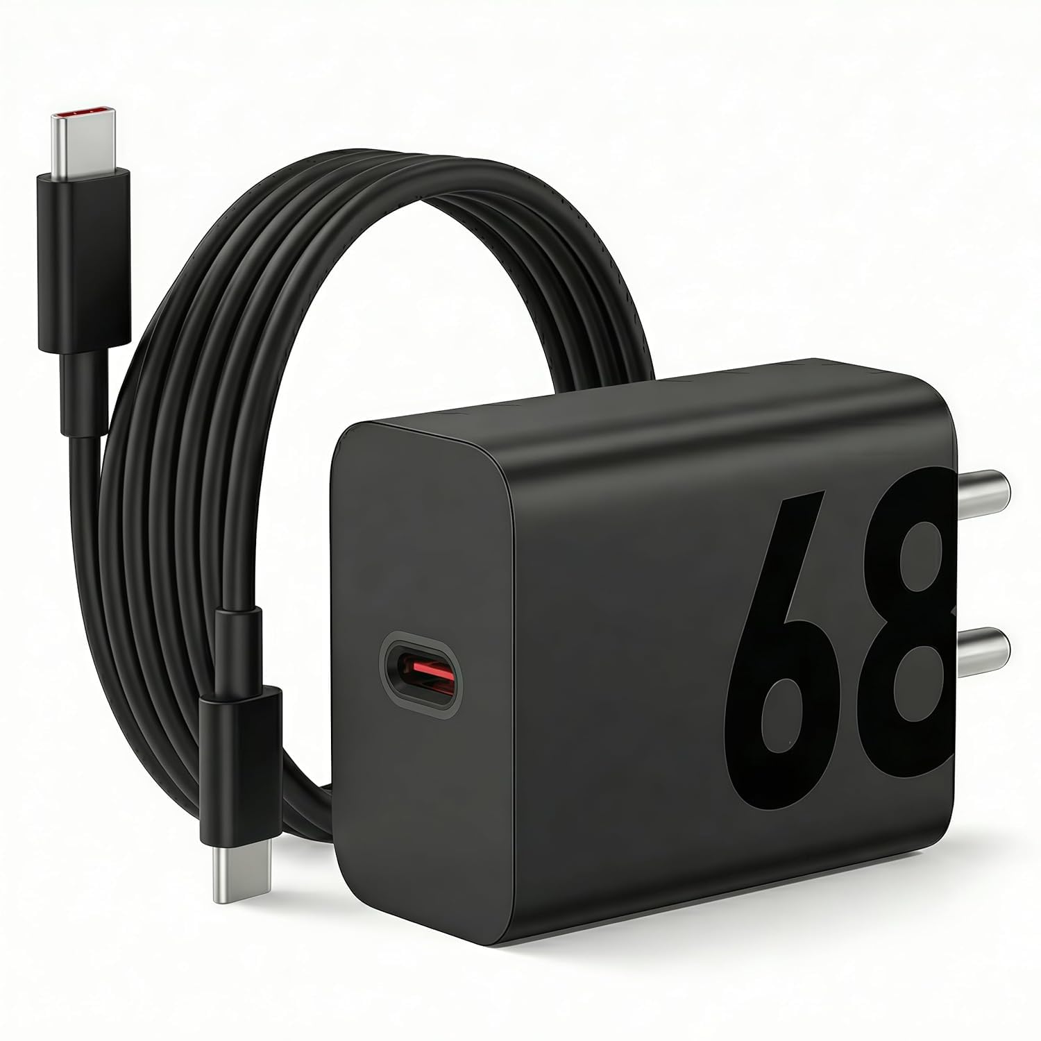 AILKIN 68W TurboPower Fast Charger Adapter | USB-C Type-C PD Charger Compatible with Moto Edge 40, Edge 30, G84, G73 & Other USB-C Devices-image-13