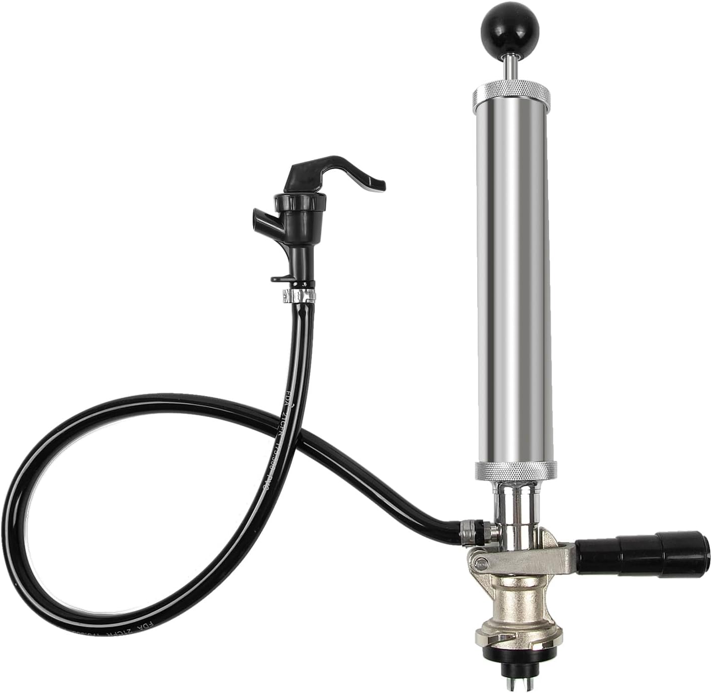 Wztepeng 8'' Keg Hand Pump, S System Beer Keg Tap Keg Pump