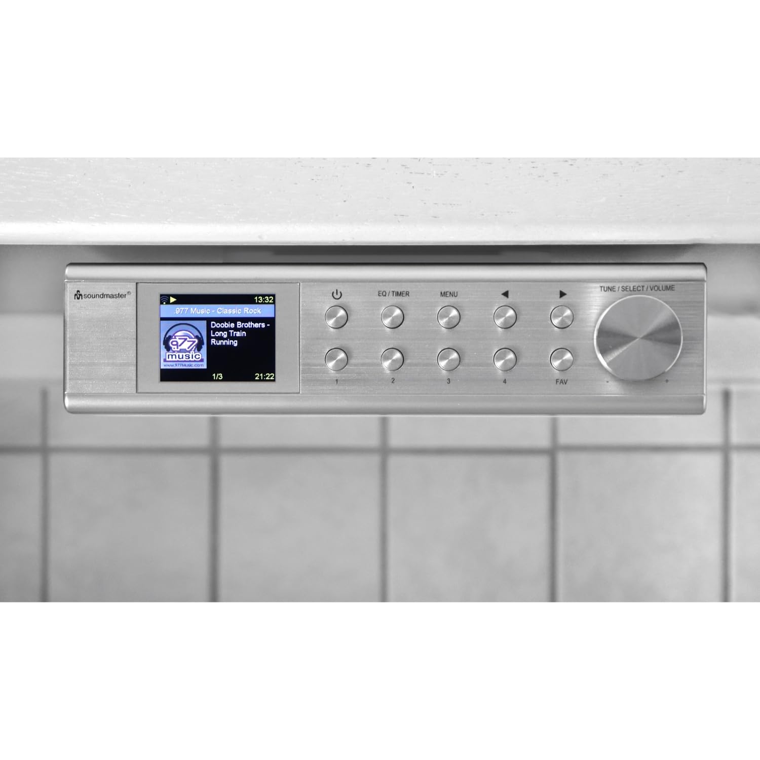 Soundmaster IR1500SI Radio da Cucina DAB+ FM-RDS Bluetooth WLAN Vivavoce Doppio Allarme Timer