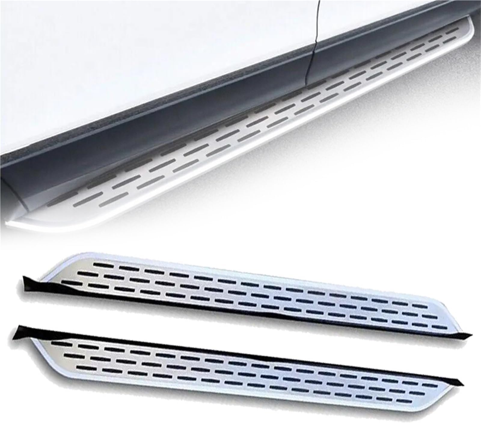 2Pcs Fixed Side Step Running Boards Nerf Bar Pedal For T&oyota For RAV4 XA50 2019 2020 2021 2022 2023 2024