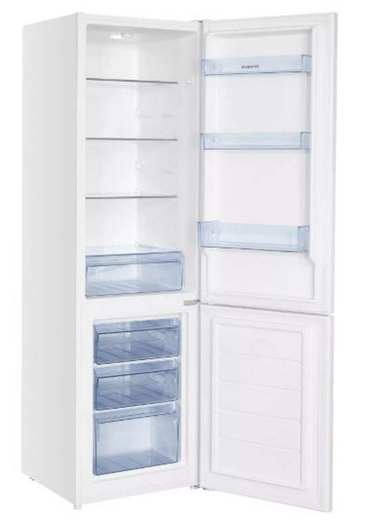 Frigorifico Combi INFINITON FGC-262C80, 180 cm, 262 Litros, E, Ciclico, Puerta Reversible, Control Mecánico (Blanco || FGC-262C80BEP)