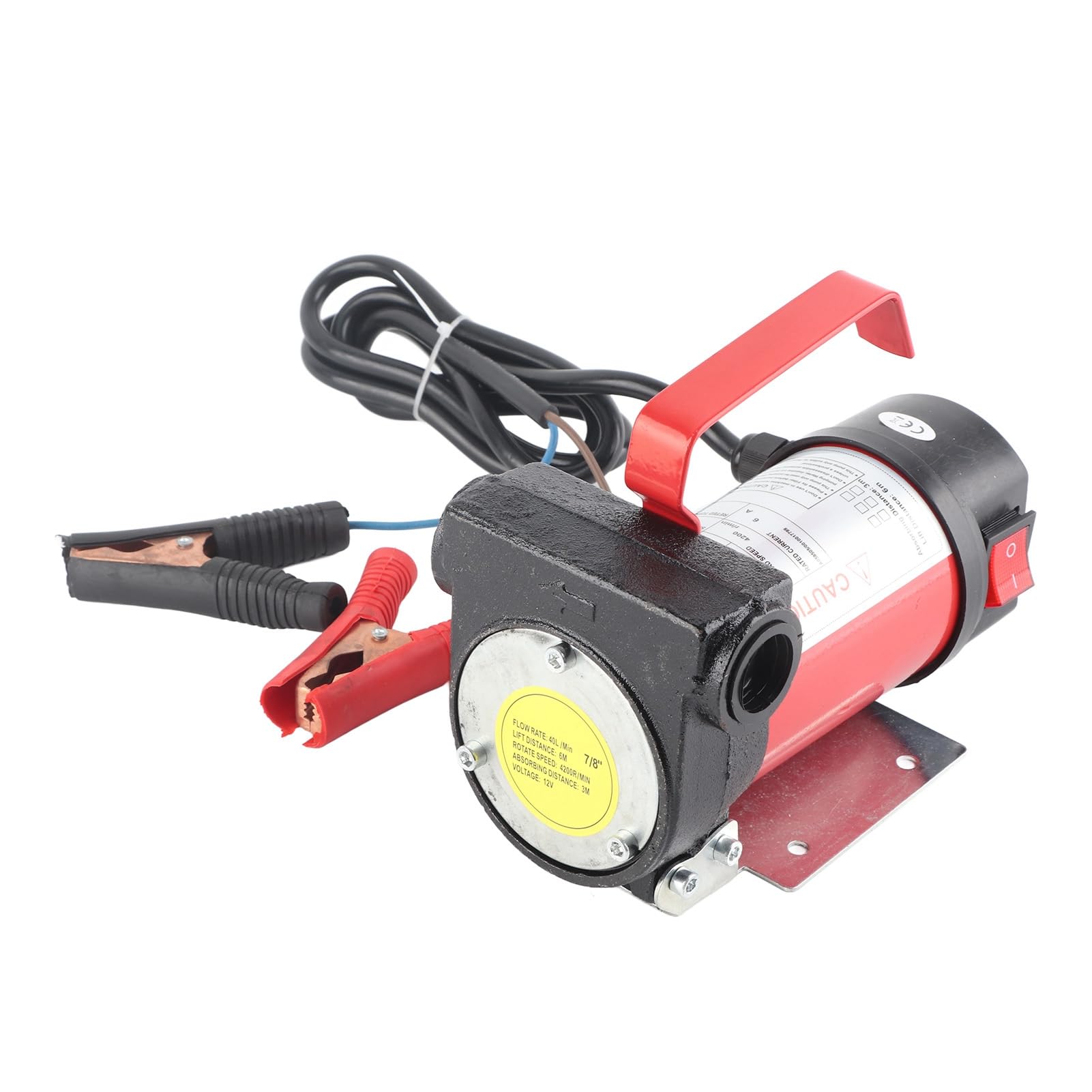 Bomba de extracción de aceite, bomba de gasóleo autoaspirante, eléctrica, 12 V/160 W, 40 l/min, portátil, para bombas de diésel y queroseno