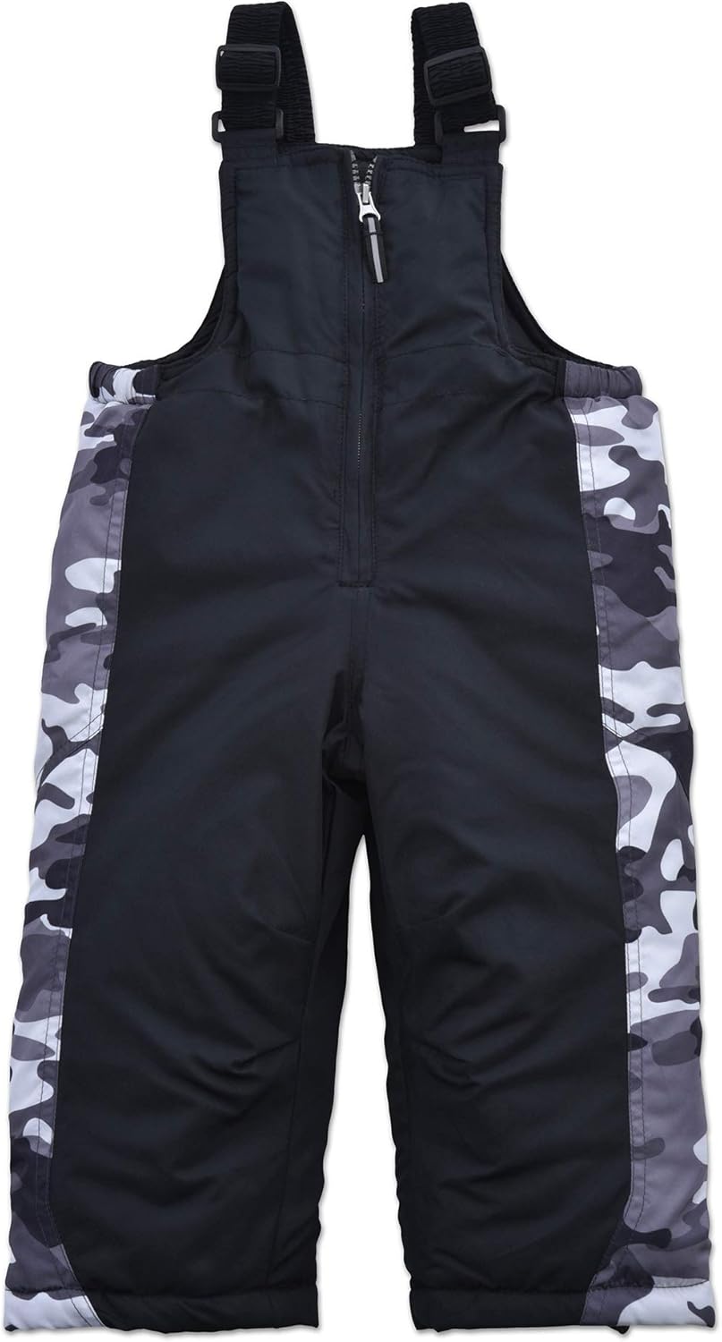 Arctic Quest Boys' Bib Snow Pants and Ski Jacket Water-Resistant Snowsuit For Kids Winter Hooded Jacket - Image 7