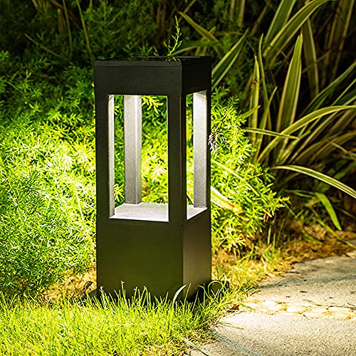 Slawa Modern Outdoor Post Light Fixture, Led Outdoor Column Lights With Aluminum Housing Ip55 Waterproof Square Pillar Lights Outdoor, External Lawn Bollard Lantern For Porch, Garden, Front Yard #TOP3
