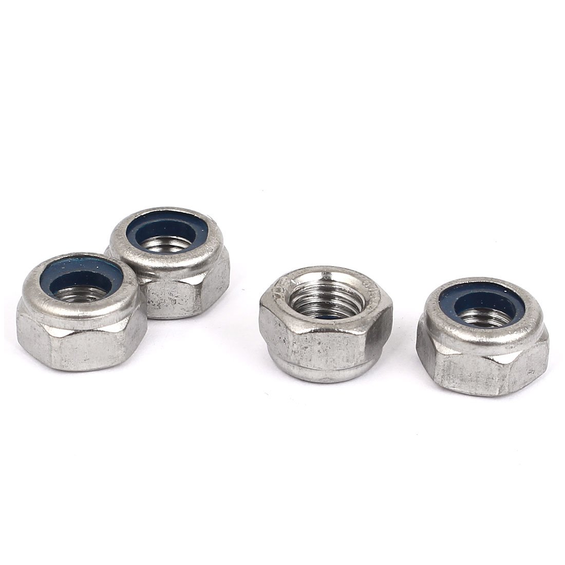 Dadi Autobloccanti M8 Acciaio Inox 316 Con Inserto Nylon – 4 Pezzi Uxcell - Foto 3