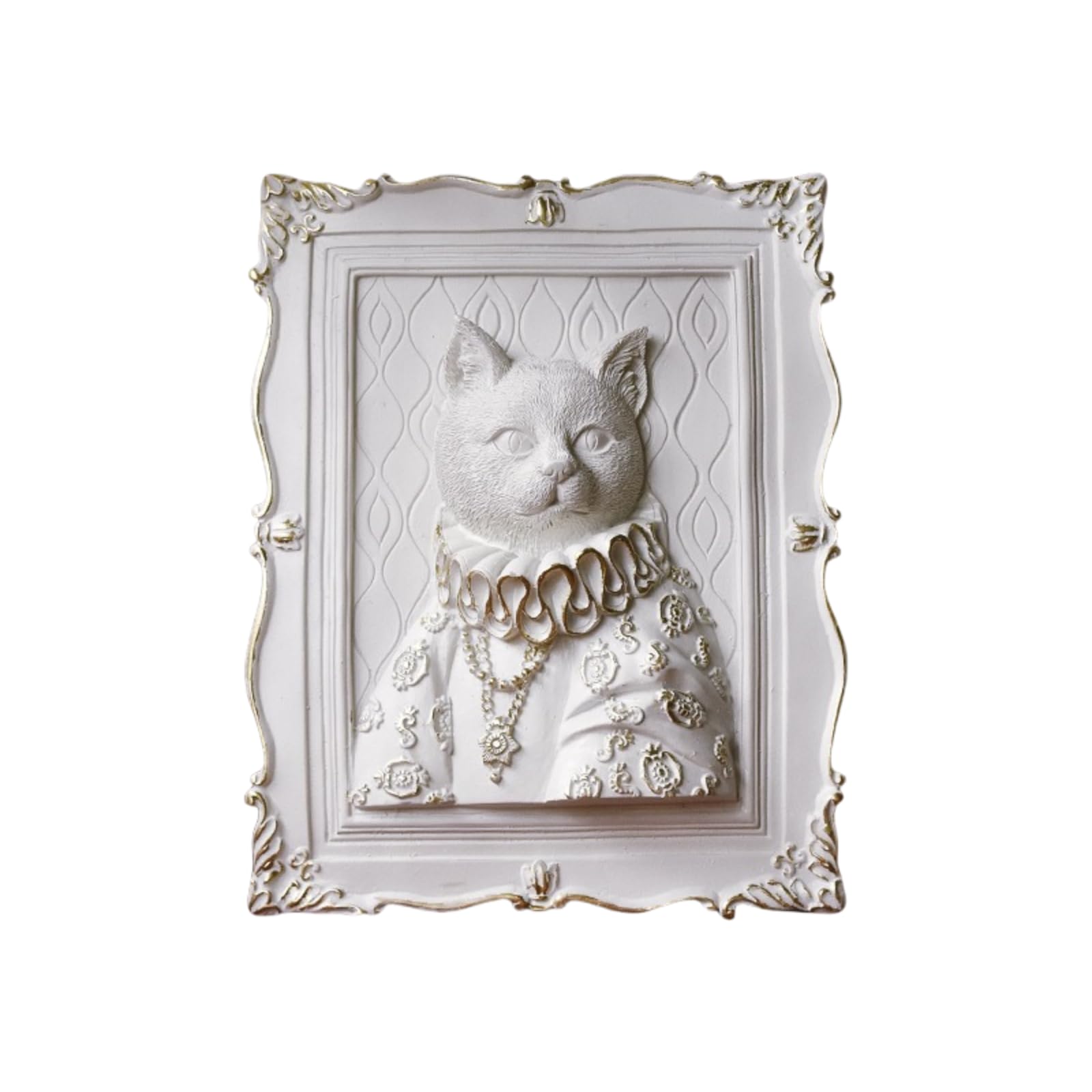 Amazon.co.jp: 彫像クリエイティブ 3D ステレオ レリーフ 動物樹脂装飾