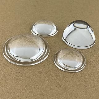 GatherTOOL 1PC Dia 12.5/15 /18/20/ 22/23 /28/30/ 32/34 /35/38/ 40/43/ 44 /50mm Optical Glass Plano Convex Lens for Flashlight Bike Head Lamp Spotlight (Size : OD18 ID16 H7 E2.3)