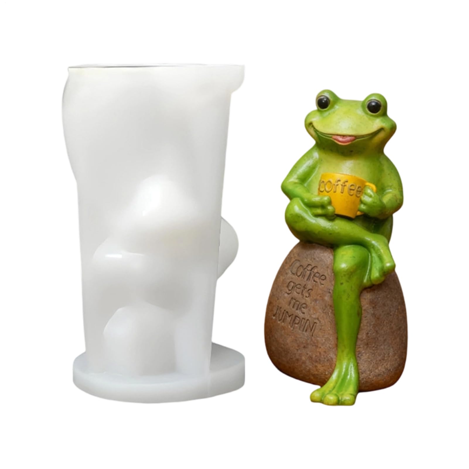 Moule en silicone de grenouille durable pour résine d'art